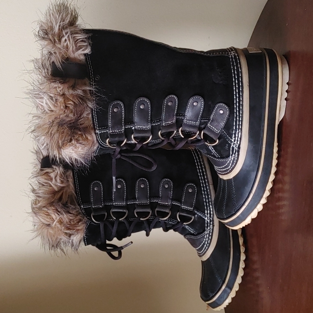 Sorel Boot‎ women's waterproof winter snow boots size 6 black